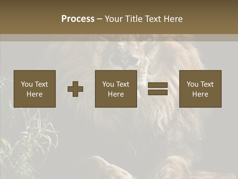 Portrait Pose Noble PowerPoint Template