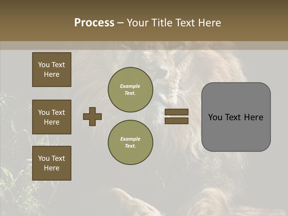 Portrait Pose Noble PowerPoint Template