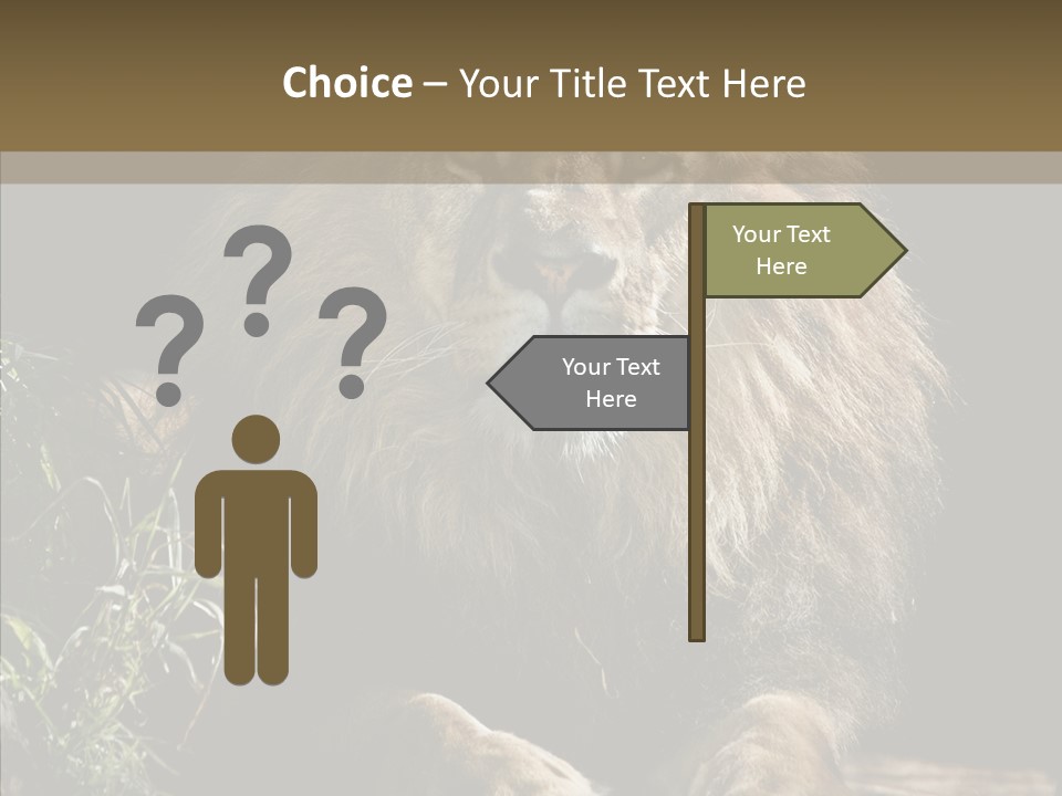 Portrait Pose Noble PowerPoint Template