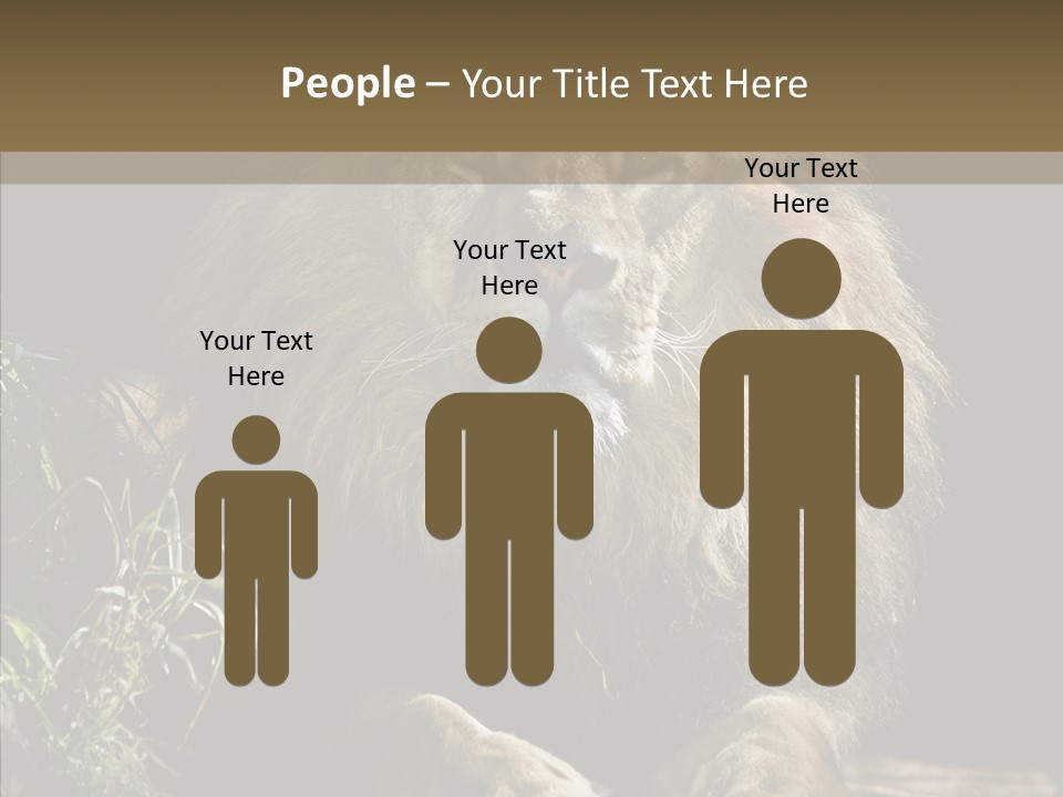 Portrait Pose Noble PowerPoint Template