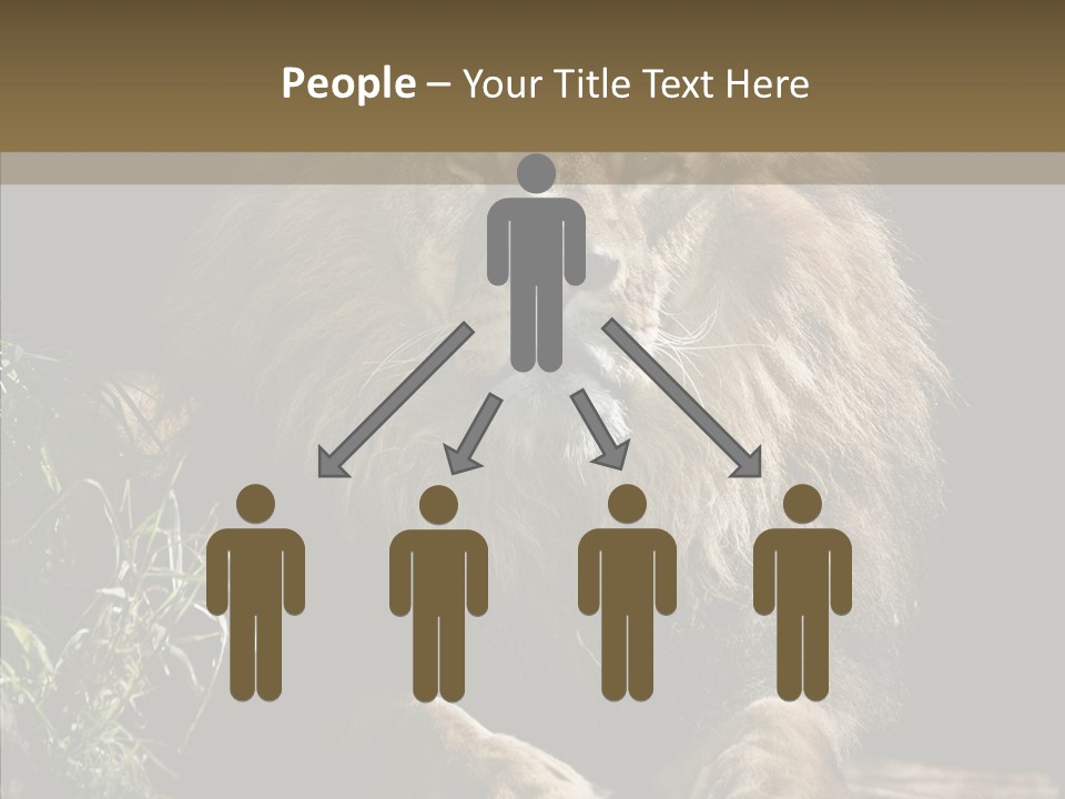 Portrait Pose Noble PowerPoint Template