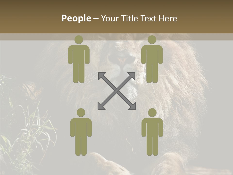 Portrait Pose Noble PowerPoint Template