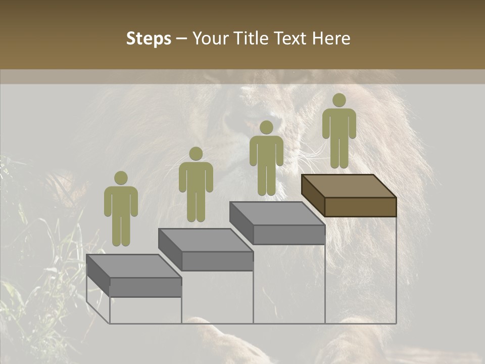 Portrait Pose Noble PowerPoint Template