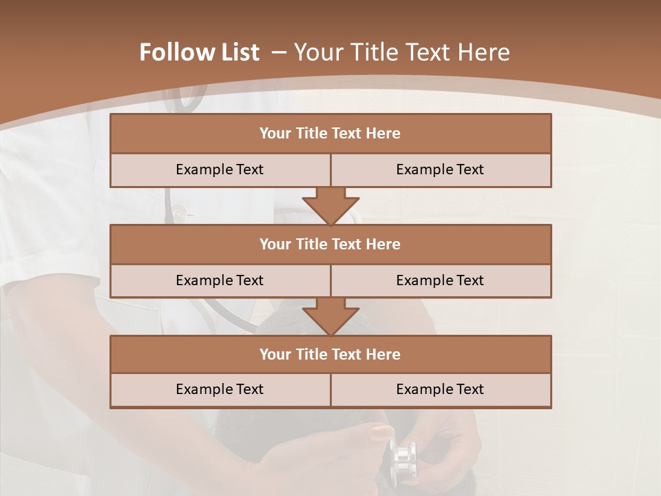 Doctor Cute Female PowerPoint Template