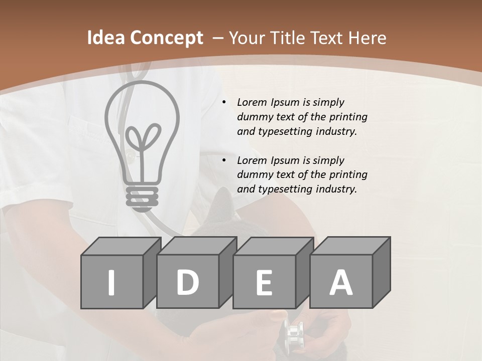 Doctor Cute Female PowerPoint Template