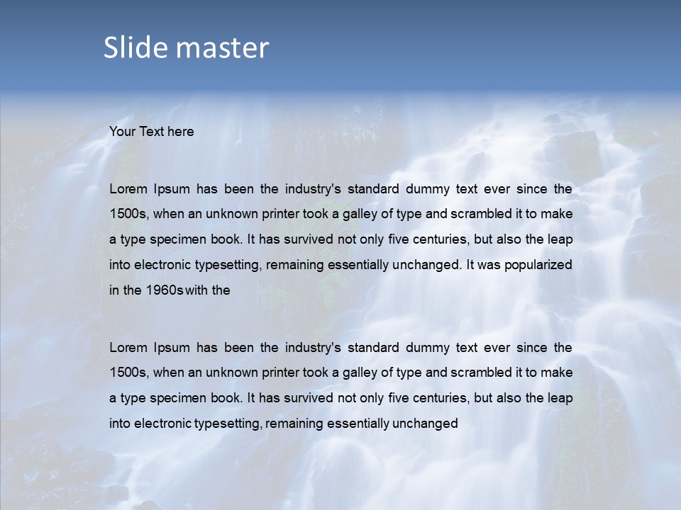 Picture Leaf Park PowerPoint Template