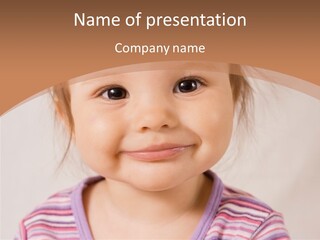 Positivity Softness Child PowerPoint Template