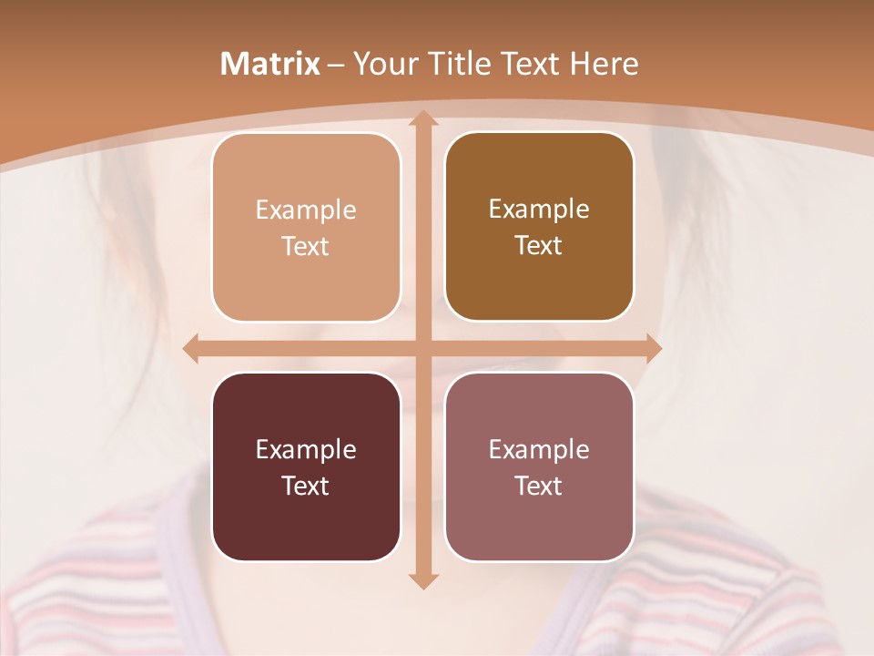 Positivity Softness Child PowerPoint Template