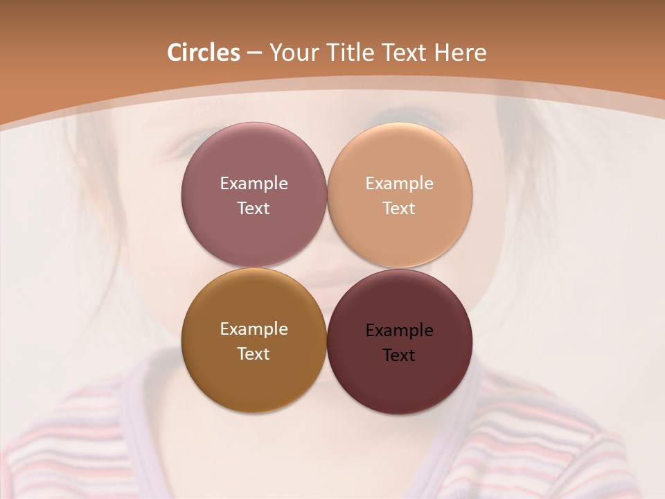 Positivity Softness Child PowerPoint Template