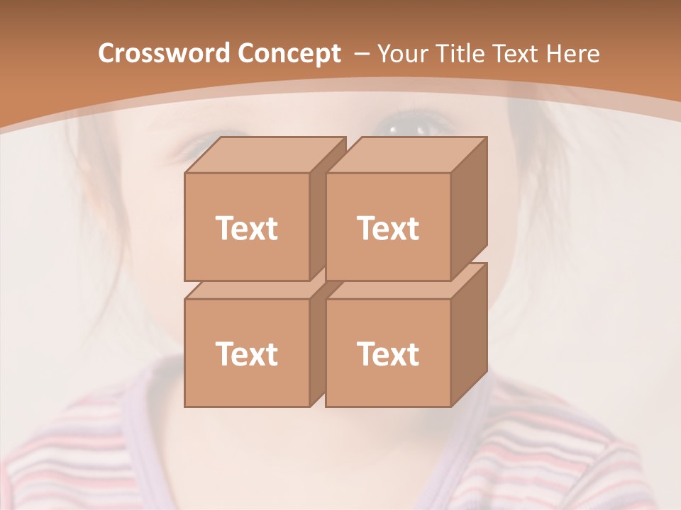 Positivity Softness Child PowerPoint Template