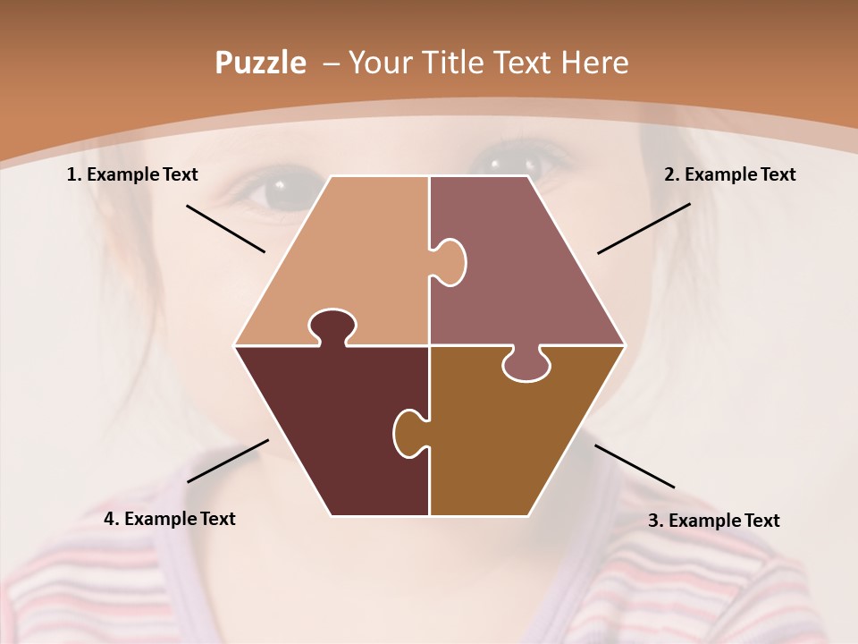 Positivity Softness Child PowerPoint Template