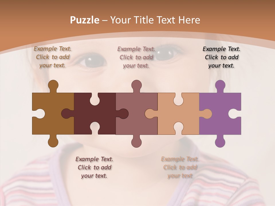 Positivity Softness Child PowerPoint Template