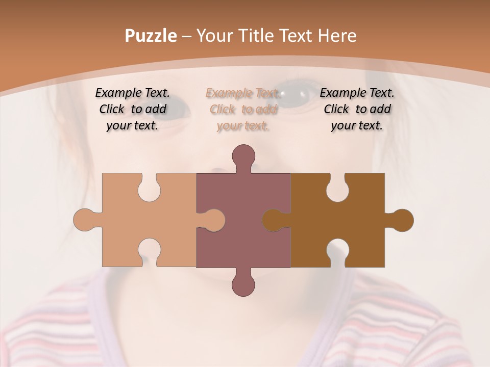 Positivity Softness Child PowerPoint Template