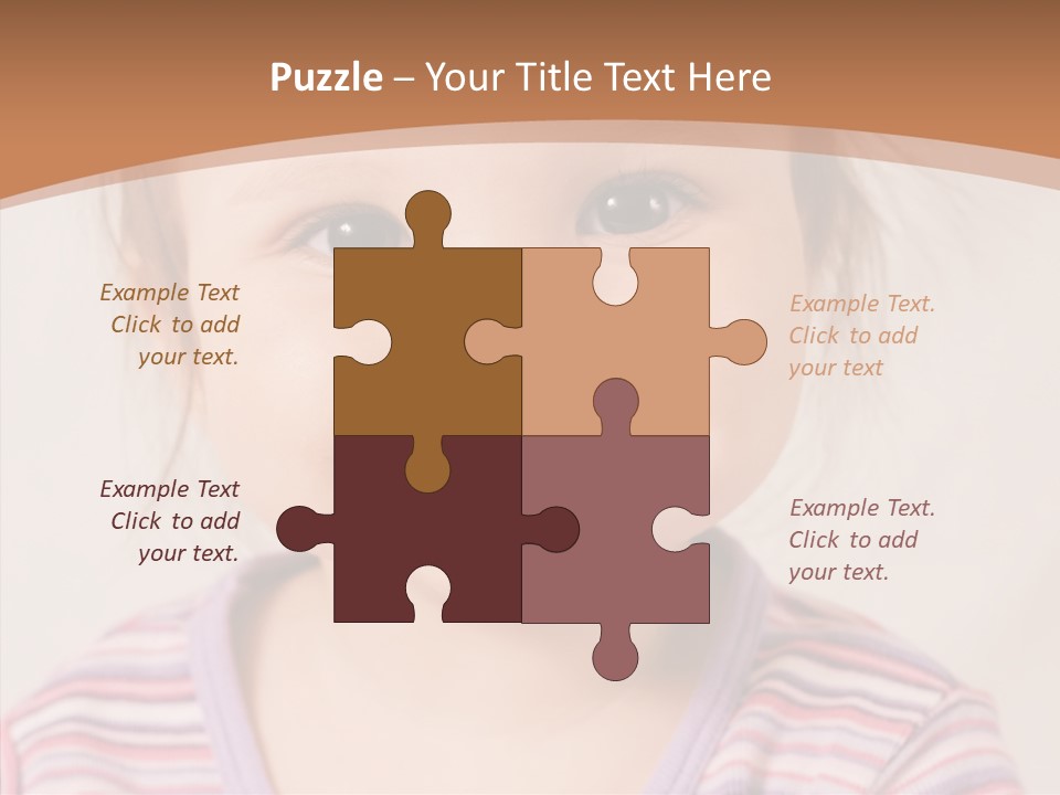 Positivity Softness Child PowerPoint Template