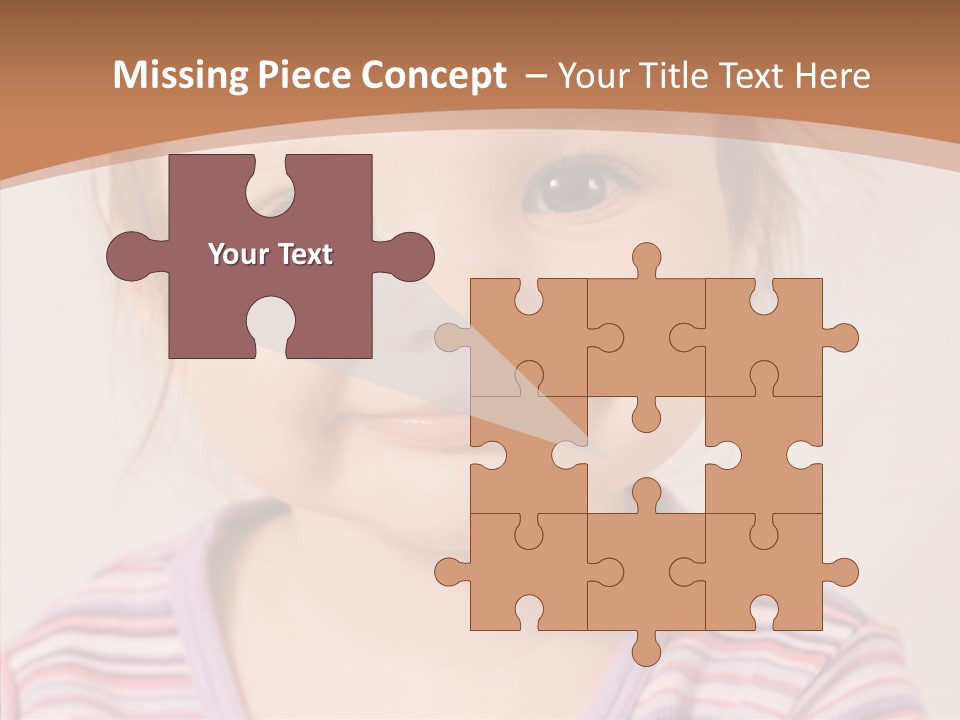 Positivity Softness Child PowerPoint Template