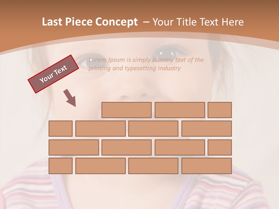 Positivity Softness Child PowerPoint Template