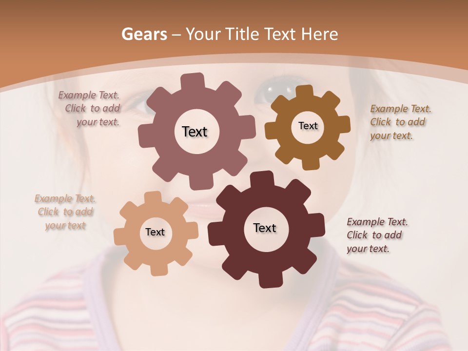 Positivity Softness Child PowerPoint Template