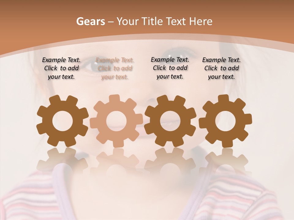 Positivity Softness Child PowerPoint Template