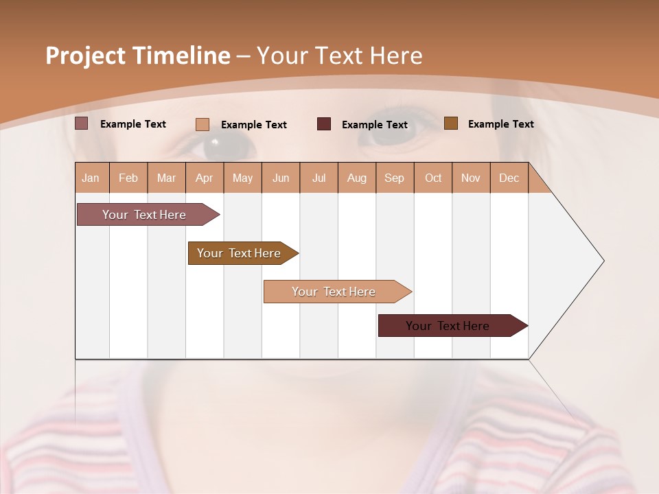 Positivity Softness Child PowerPoint Template