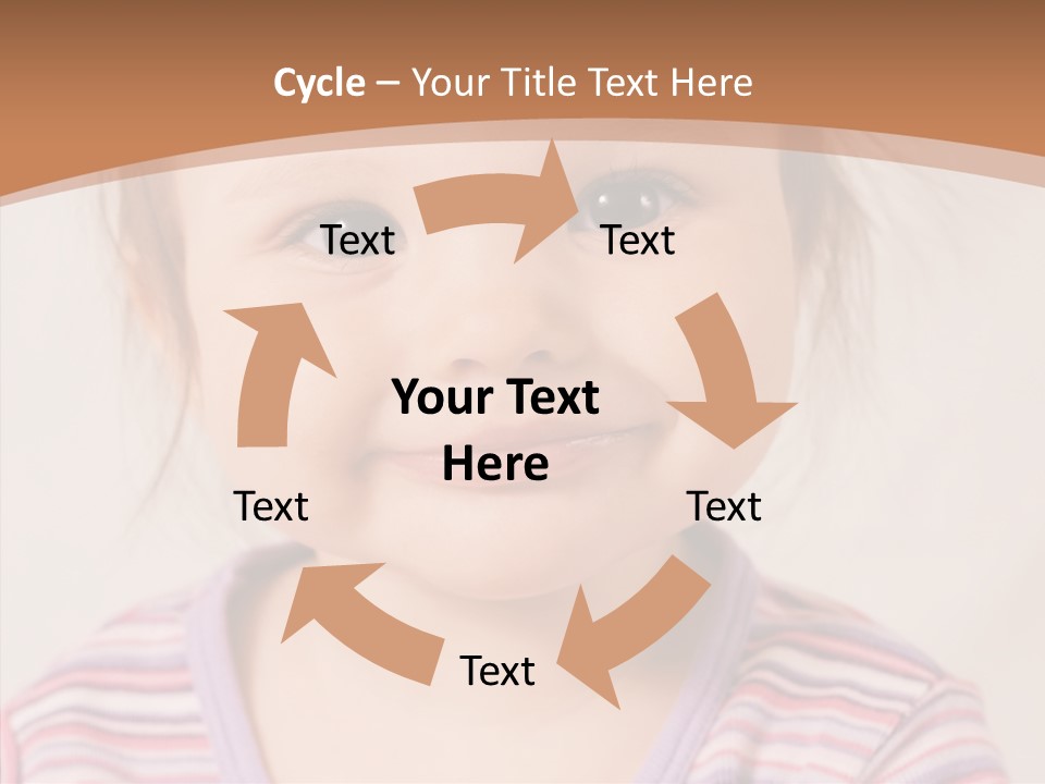 Positivity Softness Child PowerPoint Template