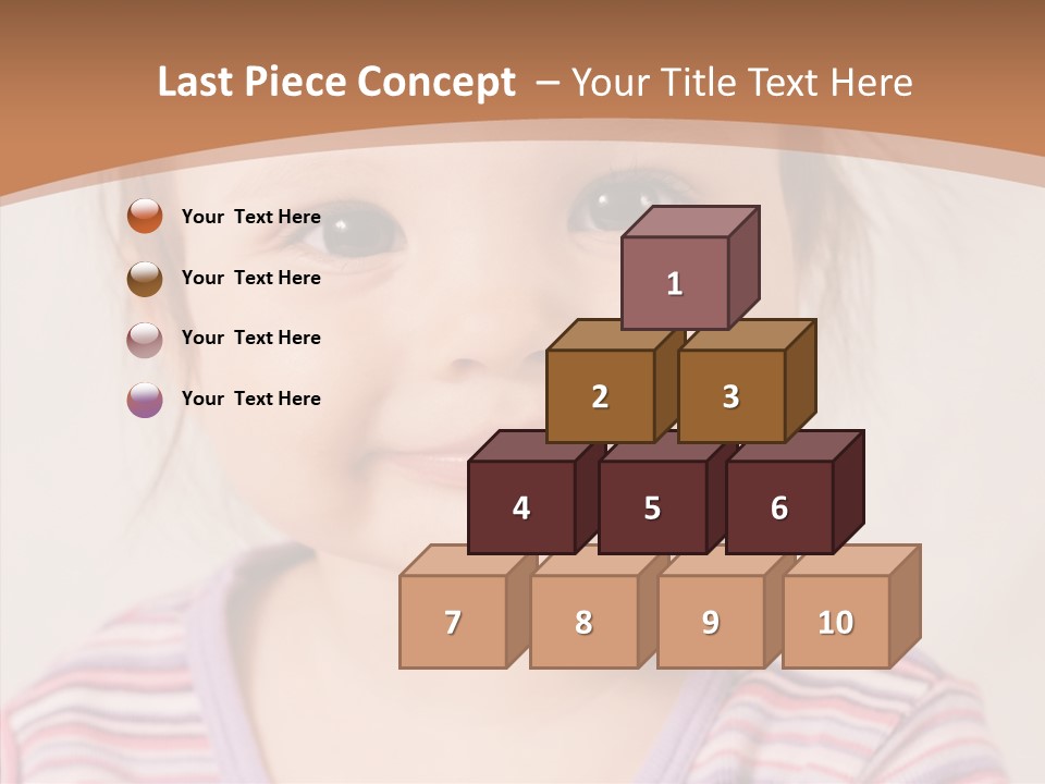 Positivity Softness Child PowerPoint Template
