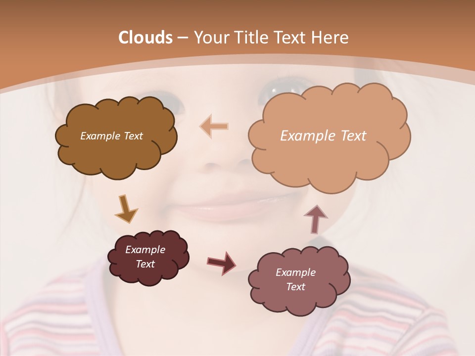 Positivity Softness Child PowerPoint Template