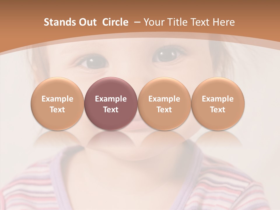 Positivity Softness Child PowerPoint Template