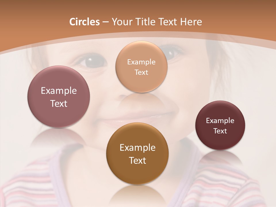 Positivity Softness Child PowerPoint Template