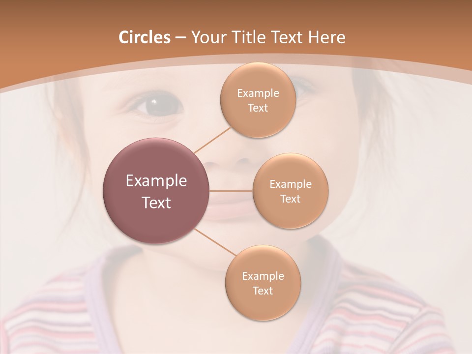 Positivity Softness Child PowerPoint Template