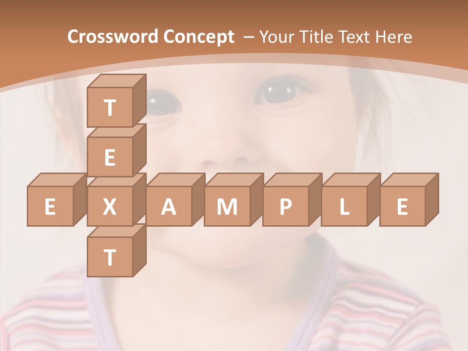 Positivity Softness Child PowerPoint Template