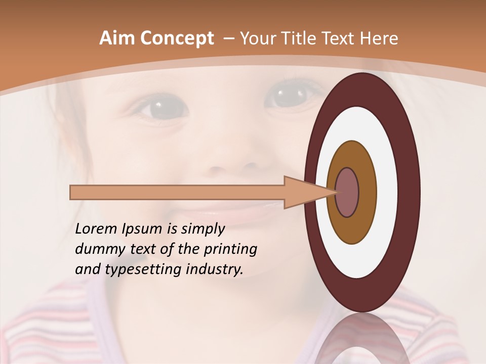 Positivity Softness Child PowerPoint Template