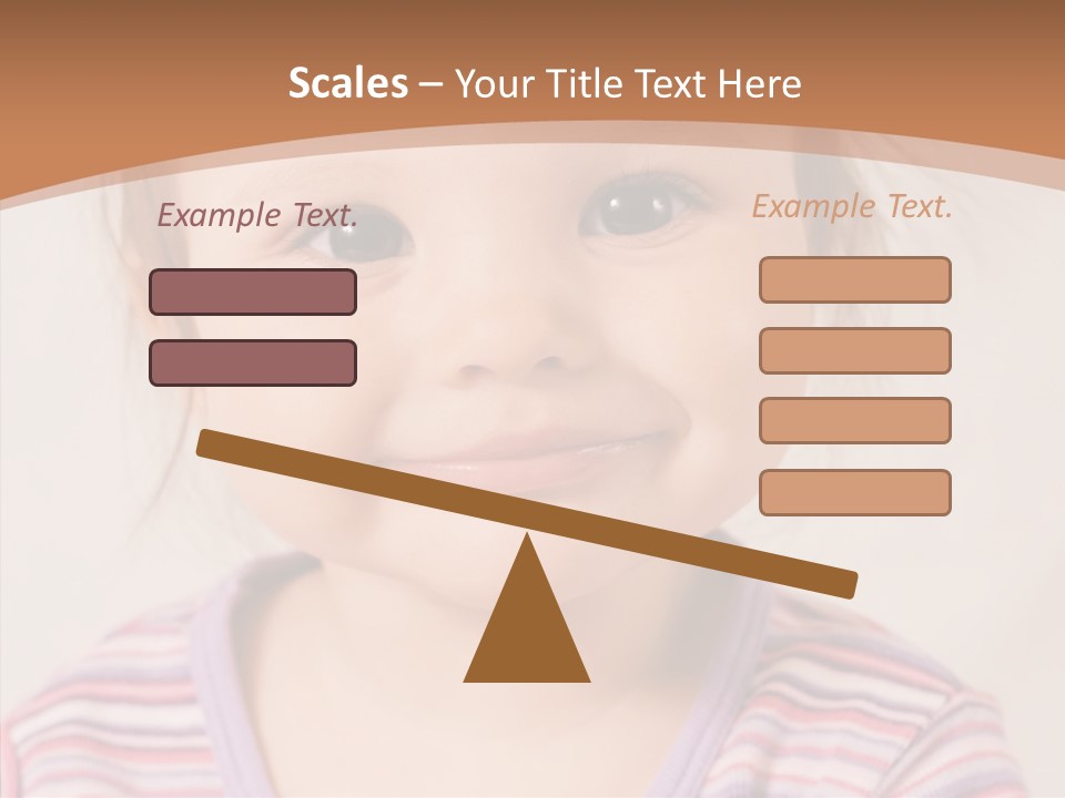 Positivity Softness Child PowerPoint Template