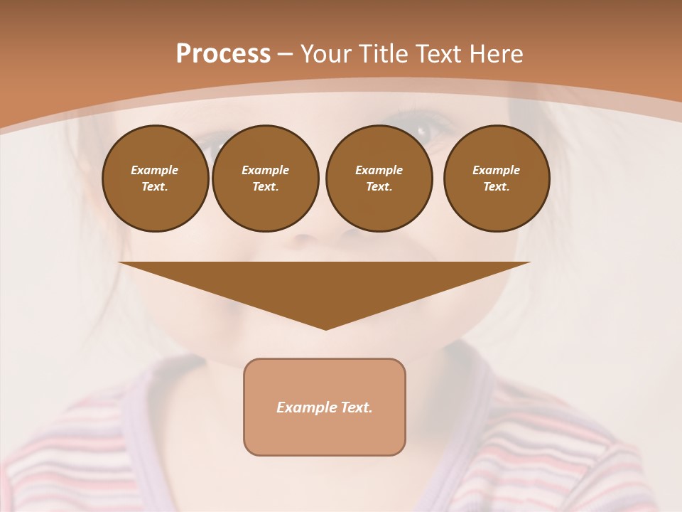 Positivity Softness Child PowerPoint Template