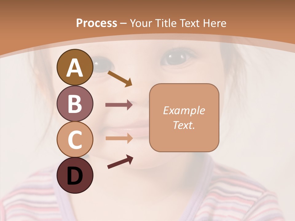 Positivity Softness Child PowerPoint Template