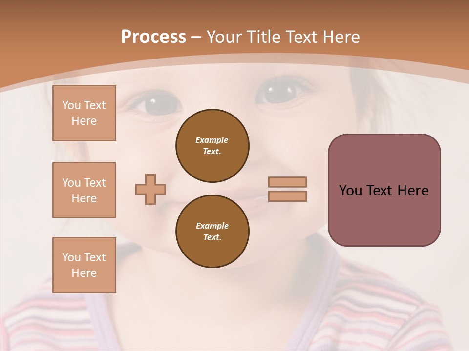 Positivity Softness Child PowerPoint Template