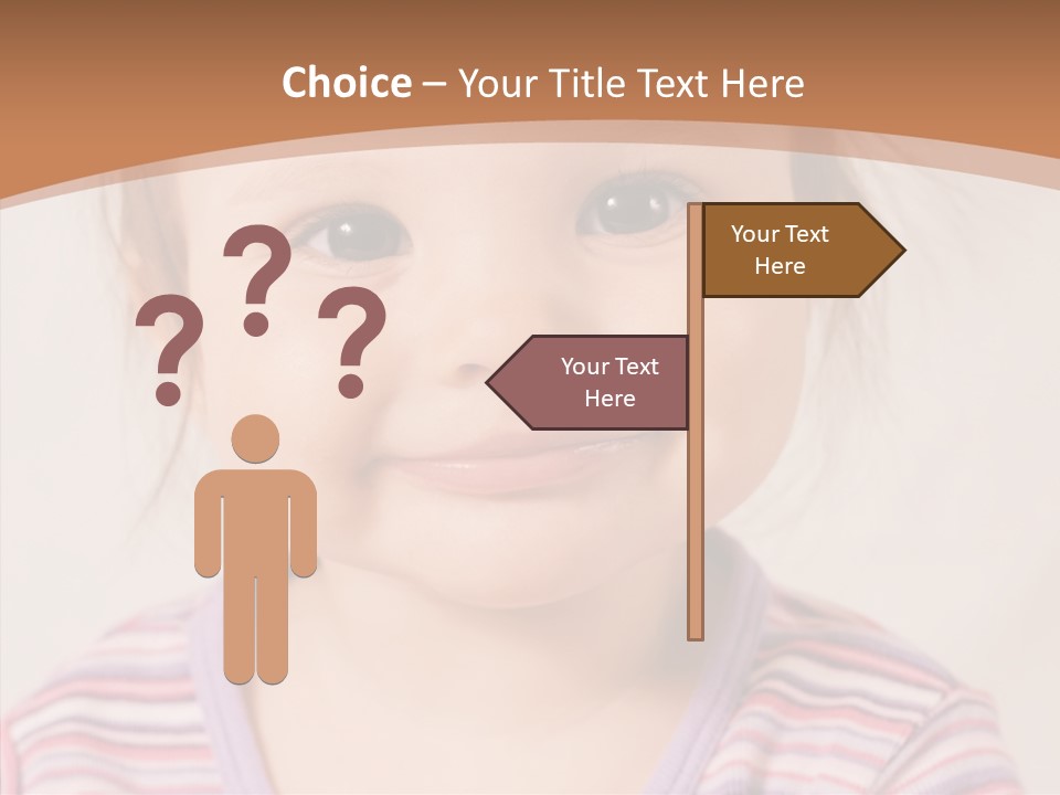 Positivity Softness Child PowerPoint Template
