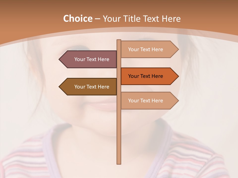 Positivity Softness Child PowerPoint Template