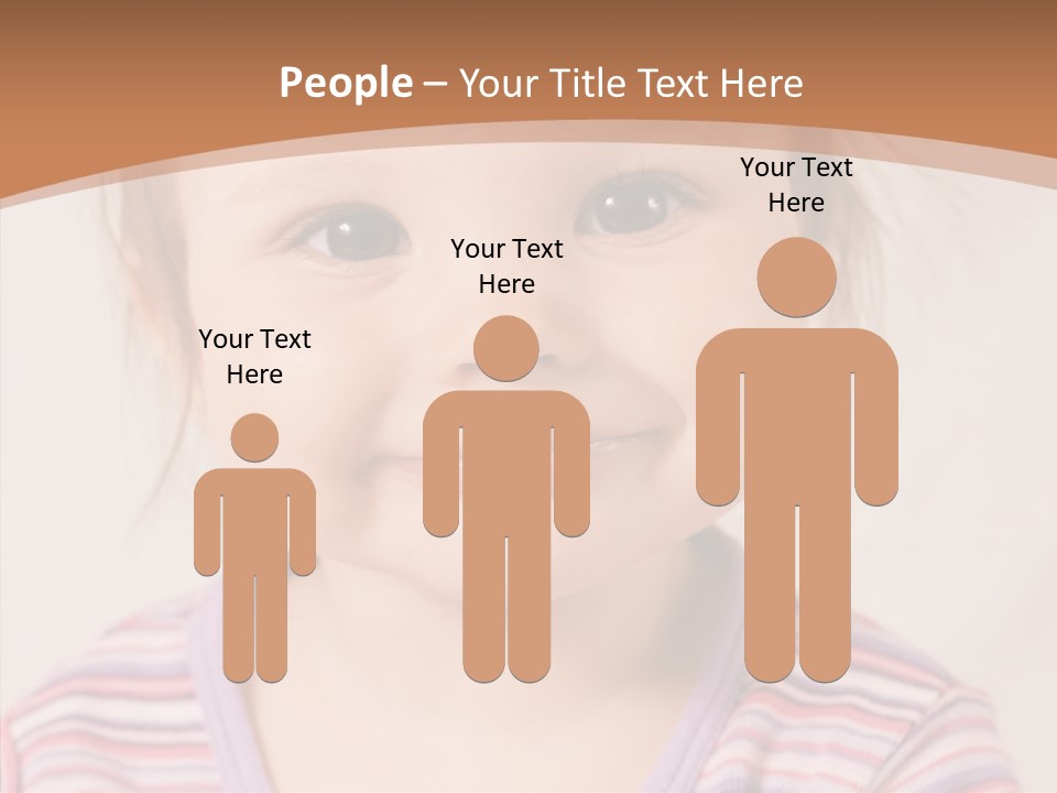 Positivity Softness Child PowerPoint Template