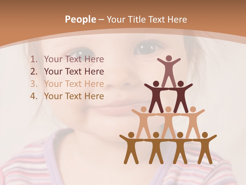 Positivity Softness Child PowerPoint Template