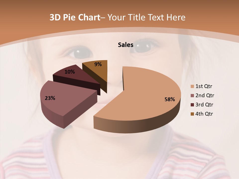 Positivity Softness Child PowerPoint Template