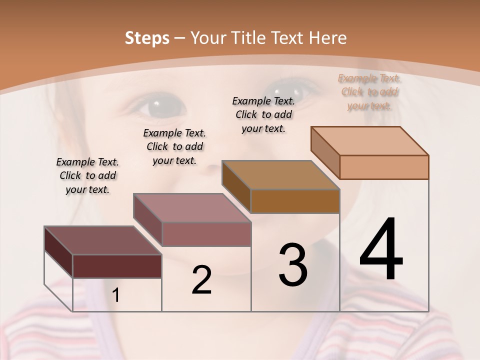 Positivity Softness Child PowerPoint Template