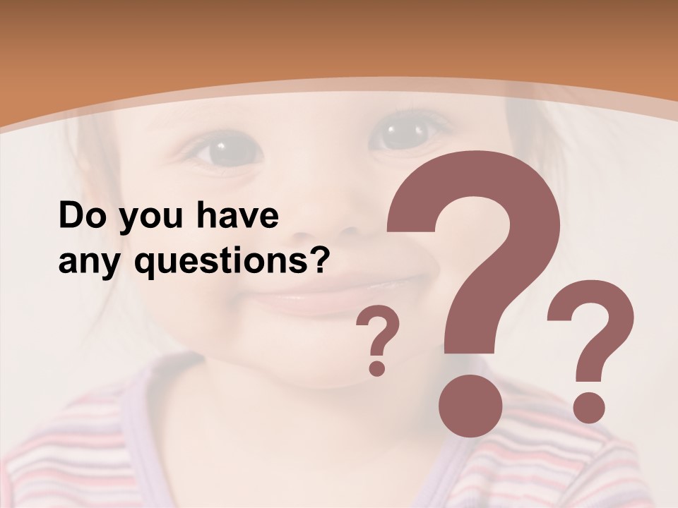 Positivity Softness Child PowerPoint Template