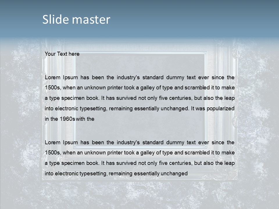 Pattern Scrapbook Illustration PowerPoint Template