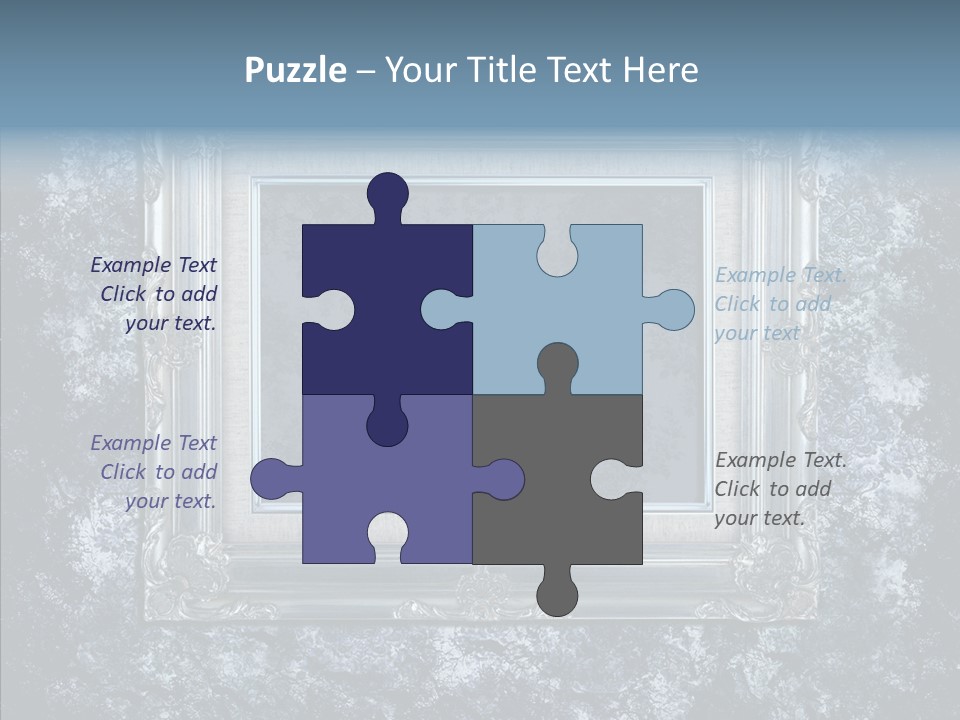 Pattern Scrapbook Illustration PowerPoint Template