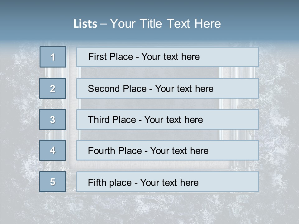 Pattern Scrapbook Illustration PowerPoint Template