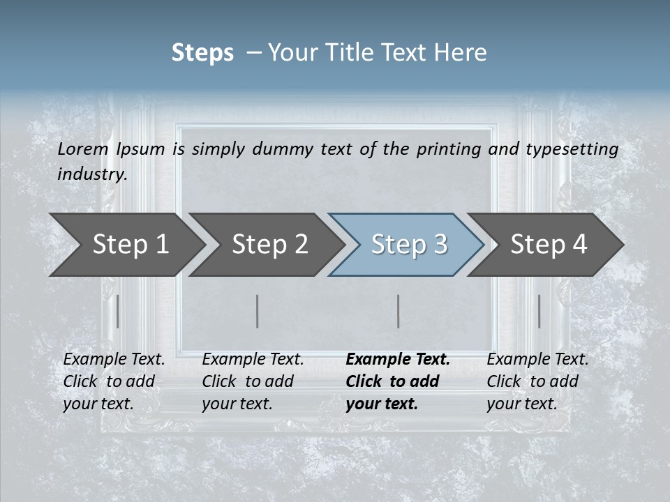 Pattern Scrapbook Illustration PowerPoint Template