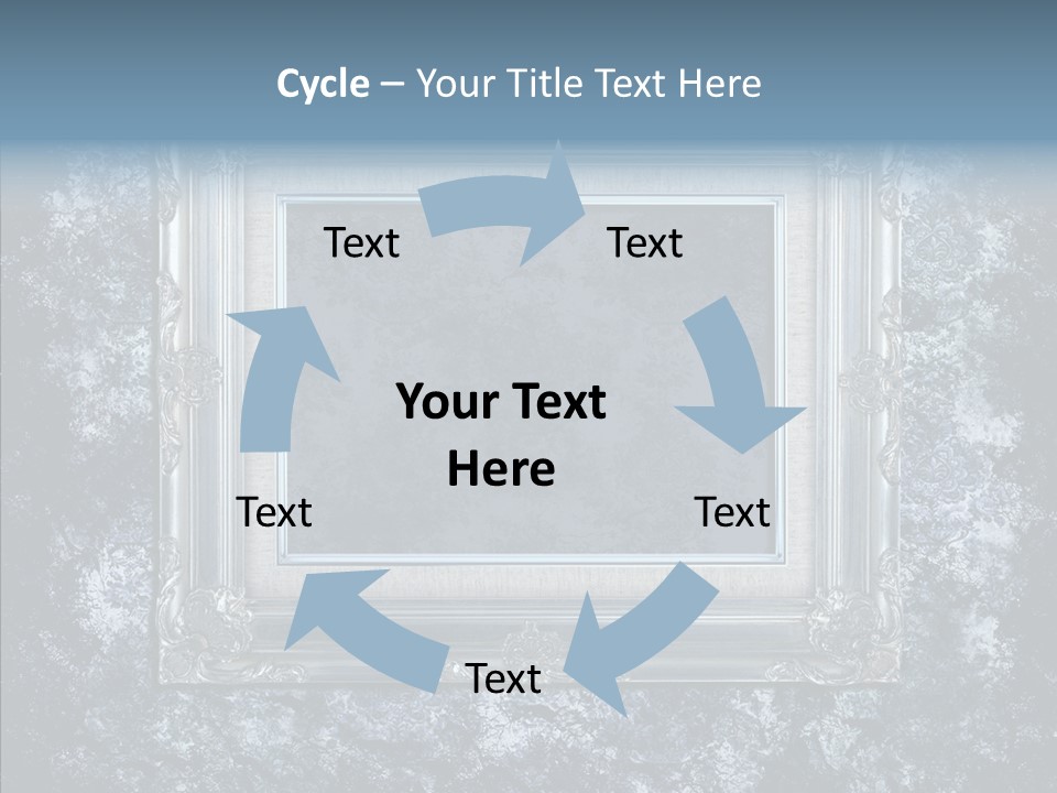 Pattern Scrapbook Illustration PowerPoint Template