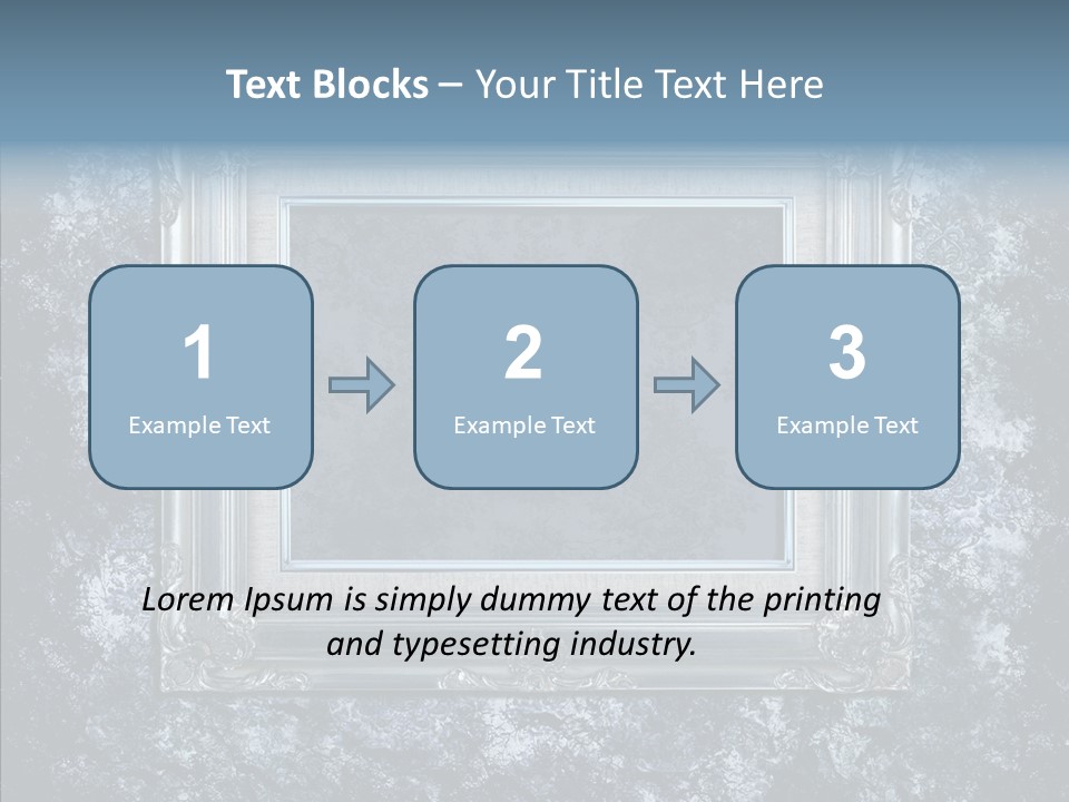 Pattern Scrapbook Illustration PowerPoint Template