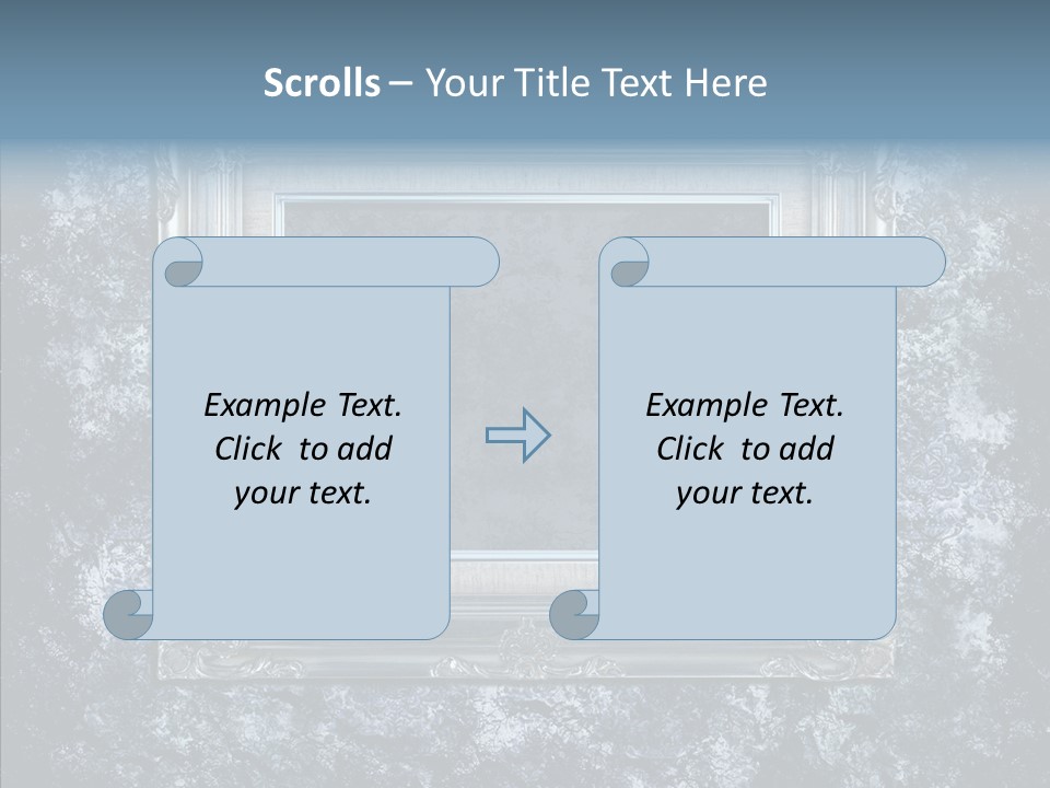 Pattern Scrapbook Illustration PowerPoint Template