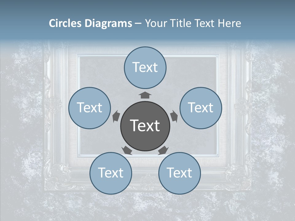 Pattern Scrapbook Illustration PowerPoint Template